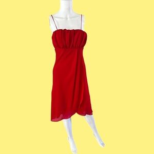 Cute little red cocktail dress new with tag size medium